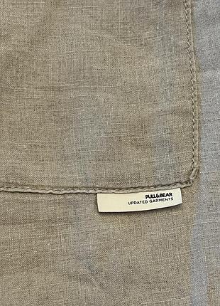 Pull&bear брюки 100% лён 7