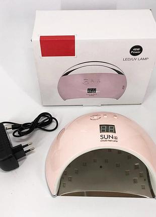 Сушилка ногтей сушки uv lamp sun 6, сушка для педикюра, маникюрная лед лампа с таймером wt-93
