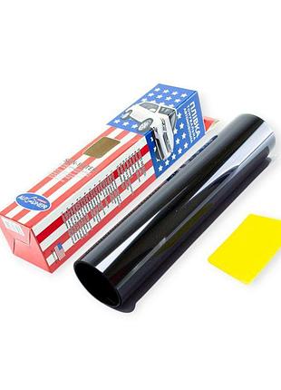 Пленка - полоса тонировочная лобовая autodnepr 0.2x1.5m light black 35%