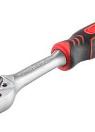 Ключ трещоточный (рукоятка с храповым механизмом) intertool 1/4" х 45t pro (ht-2117)