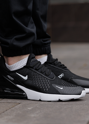 Жіночі кросівки nike air max 270 легкі літні кроси найк айр макс білі на весну літо текстильна сітка