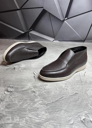 Чоловічі лофери dr-1627/3/11 brown-flash байка