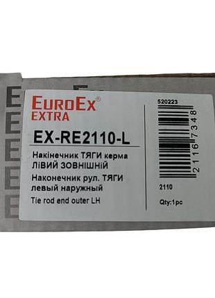 Накінечник рульової тяги 2110, 2170, 2190 лівий зовнішній euroex