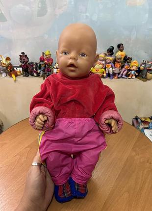 Вініловий пупс baby born  zapf creation