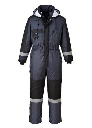 Рабочий комбинезон для мужчин l portwest winter cowerall s585 мужской зимний рабочий комбинезон со светоотражающей лентой