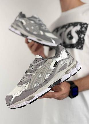Чоловічі кросівки asics gel-nyc gtx metallic grey white
