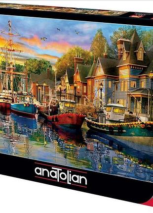 Пазл огни гавани 1500 елементов anatolian