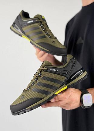 Мужские кроссовки adidas terrex 23 khaki black 4