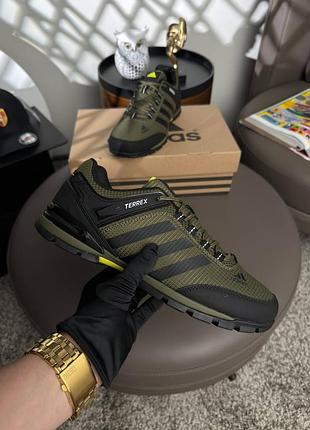 Мужские кроссовки adidas terrex 23 khaki black 5