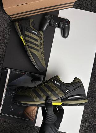 Мужские кроссовки adidas terrex 23 khaki black 10