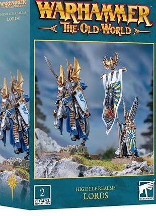2 шт. фигурки high elf realms high elf lords официальный набор миниатюр для настольной игры warhammer the old world