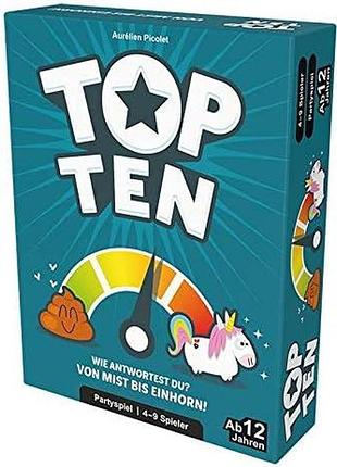 Настольная игра top ten кооперативная карточная игра на немецком языке