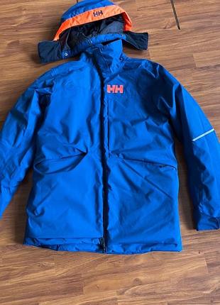 Лижна куртка helly hansen блакитна