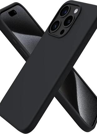Чохол ornarto для iphone 15 pro 6,1 дюйма силіконовий чохол для смартфона + 2 захисні скла