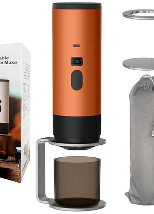Акумуляторна кавоварка 7800 ма zoelele portable espresso make xyd-003 портативна еспресо машина