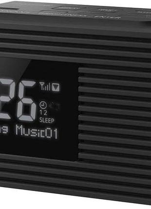 Радио panasonic rc-d8eg-k цифровое радио с функцией будильника и зарядки через usb
