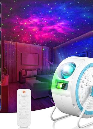 Проєктор зоряного світла aajo starry sky projector світлодіодний проєктор із зоряним світлом і таймером