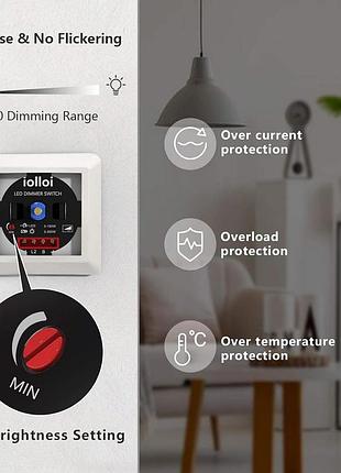 Iolloi led dimmer switch светорегулятор 3