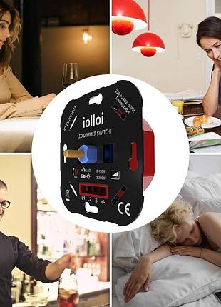 Iolloi led dimmer switch светорегулятор 5