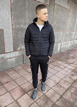 Куртка стеганная черная 3xl 2