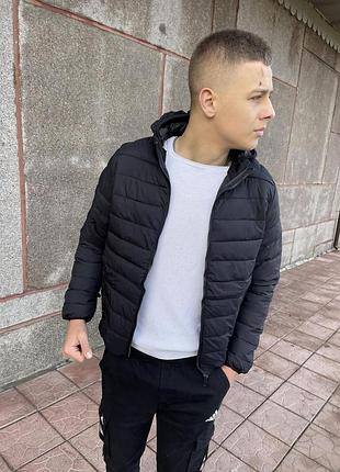 Куртка стеганная черная 3xl 7