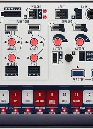 Напівмодульний аналоговий синтезаторkorg volca modular аналоговий портативний мікшерний пульт
