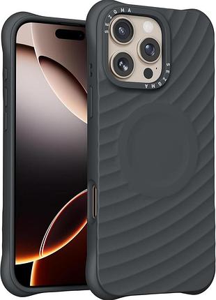Чохол для iphone 16 pro max sezqma силіконовий протиударний чохол для iphone