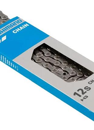 Цепь shimano chain 12s cn-m6100 126l 12-скоростная велосипедная цепь, 126 звеньев для shimano grx