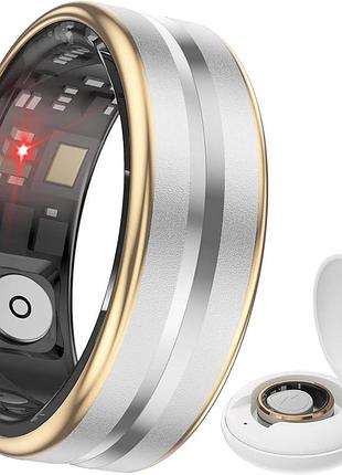 Розумне кільце з bluetooth smart ring size 9 фітнес кільце із зарядним кейсом для android та ios