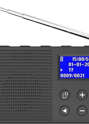 Портативное радио yaakincomp k3 аккумуляторное радио, bluetooth радио, цифровое радио
