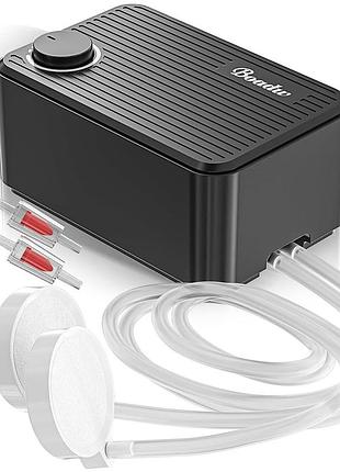 Акваріумний повітряний насос 8 вт boadw aquarium air pump кисневий насос для акваріумів до 600 л
