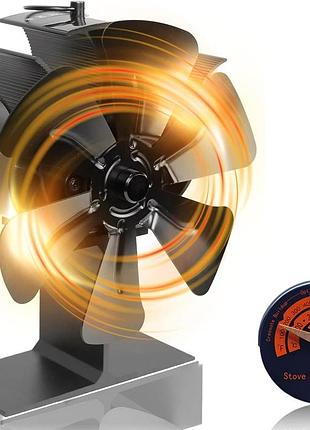 Каминный вентилятор stovefan 6 blades тепловой 6-лопастной вентилятор для дровяной печи