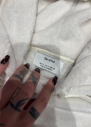 Кофта плюш женская bershka 3