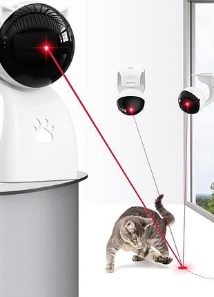 Автоматична лазерна іграшка для котів laser light cat toy m08 інтерактивна іграшка для котів