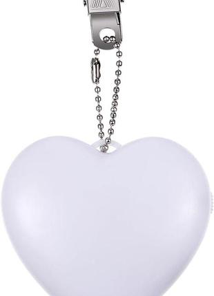 Брелок у формі серця 7х6,5 см touch handbag light світний брелок у формі серця