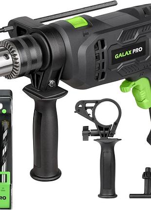 Ударная дрель galax pro 57322 13 мм impact drill 600 вт до 3000 об/мин электрическая дрель перфоратор с регулируемой скоростью