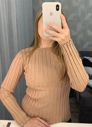 Кофта лонгслів reserved бежева