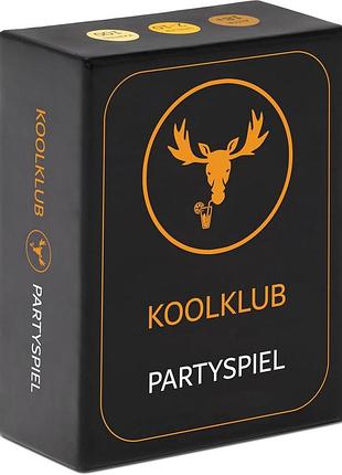 Гра для вечірок koolklub розважальна настільна гра, 100 карток німецькою мовою
