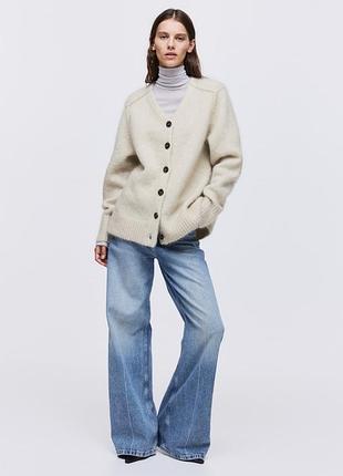 Мохеровий кардиган h&m edition