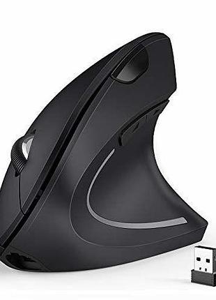 Беспроводная вертикальная компьютерная мышь jelly comb mv14b bluetooth rechargeable mouse