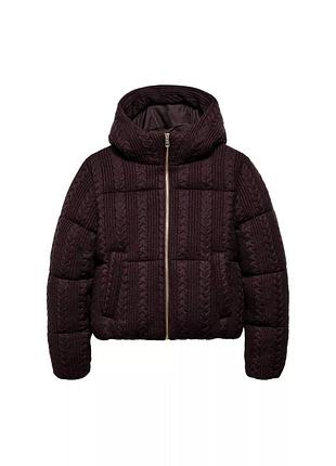 Куртка zara пуфер