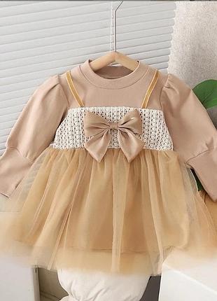Нарядное платье для девочки 86