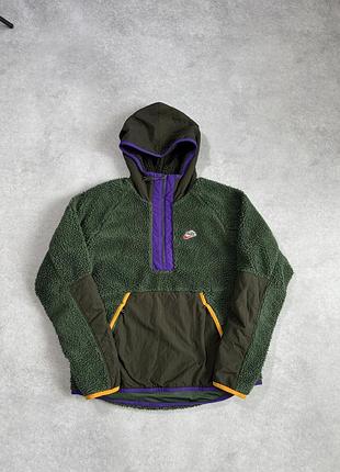 Кофта шерпа nike розмір м з нейлоновими ставками