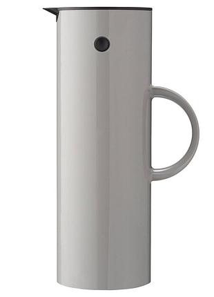 Термоглечик із помпою 1 л thermojug stelton em77 термос із вакуумною ізоляцією для гарячих і холодних напоїв