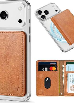 Магнитный кошелек для смартфона tucch magnetic cards holder компактный кошелек на телефон с защитой от rfid