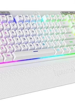 Игровая клавиатура для пк redragon k512w-rgb-1 проводная игровая мембранная клавиатура с подсветкой