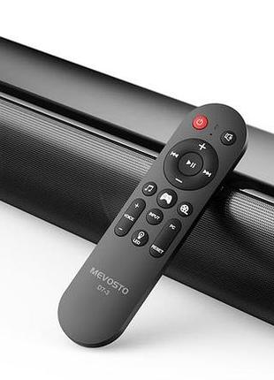 Мінісаундбар із сабвуфером 40 см 60 w bluetooth 5.4 mevosto 2.1ch бездротова компактна колонка