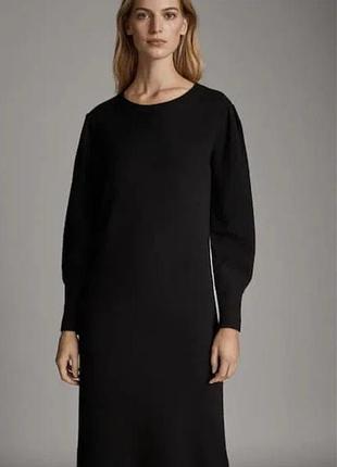 Вовняна сукня міді massimo dutti 2