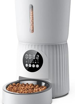Автоматическая кормушка для домашних животных faroro automatic pet feeder pf21 автокормушка с дозатором корма