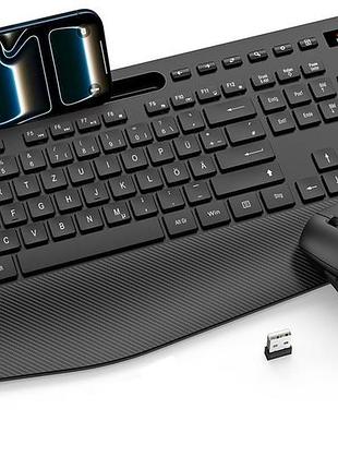 Беспроводной комплект клавиатуры и мыши wireless keyboard + mouse kc213d клавиатура с держателем